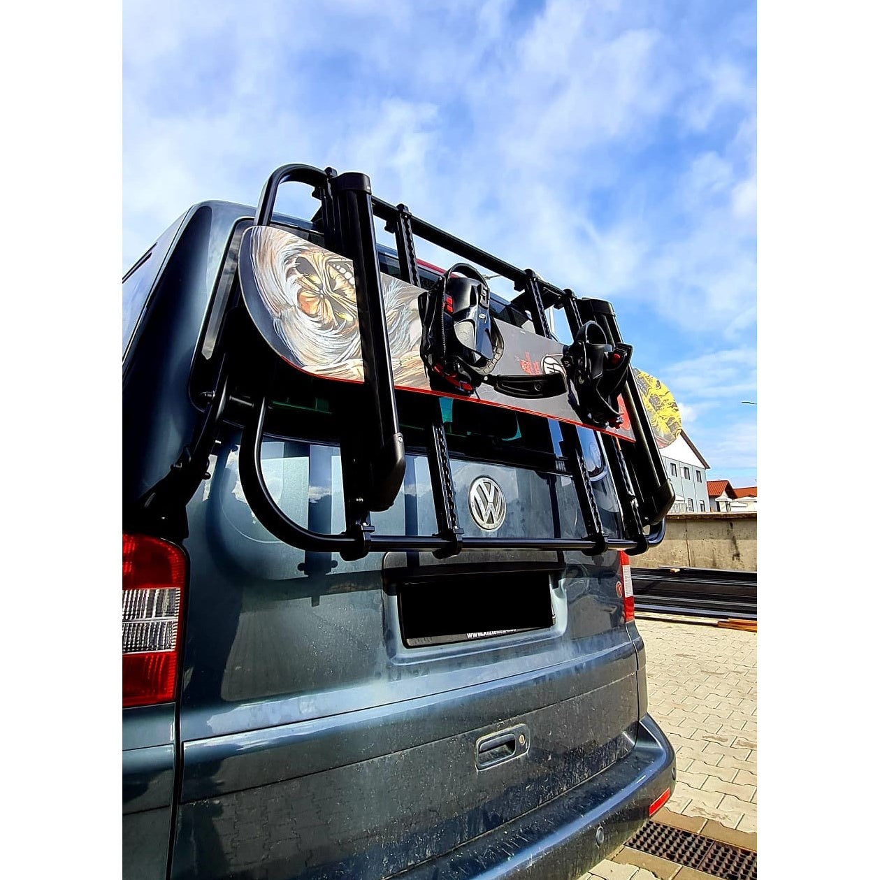 Air-Pack-Light-Schienen Transportsystem für VW T5 / T6 Heck-Träger Logo