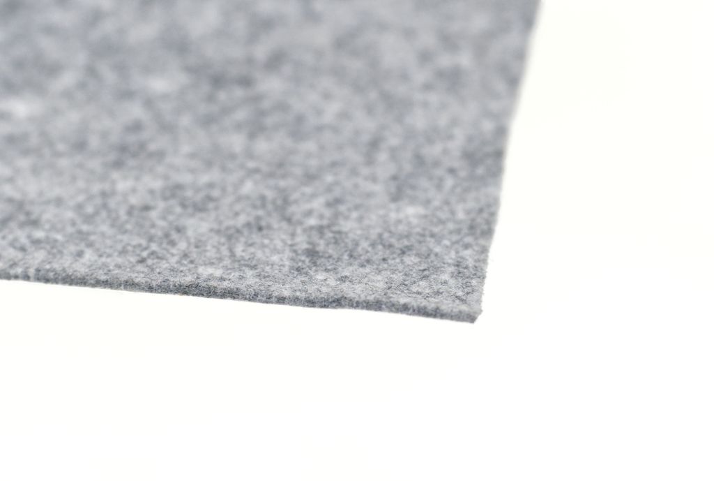 VANUE FILZ Hellgrau, eins. selbstklebend 2,5 mm dick, 1 m, Breite 1,2 m