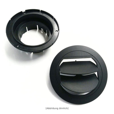 Flat diffuser 75mm, rotatable, closable with nozzle