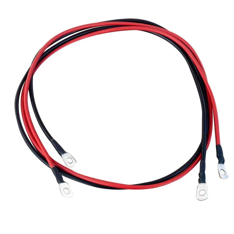2 X ECTIVE H07V-K Batteriekabelsatz 10mm² rot/schwarz M8/M8 1 Meter