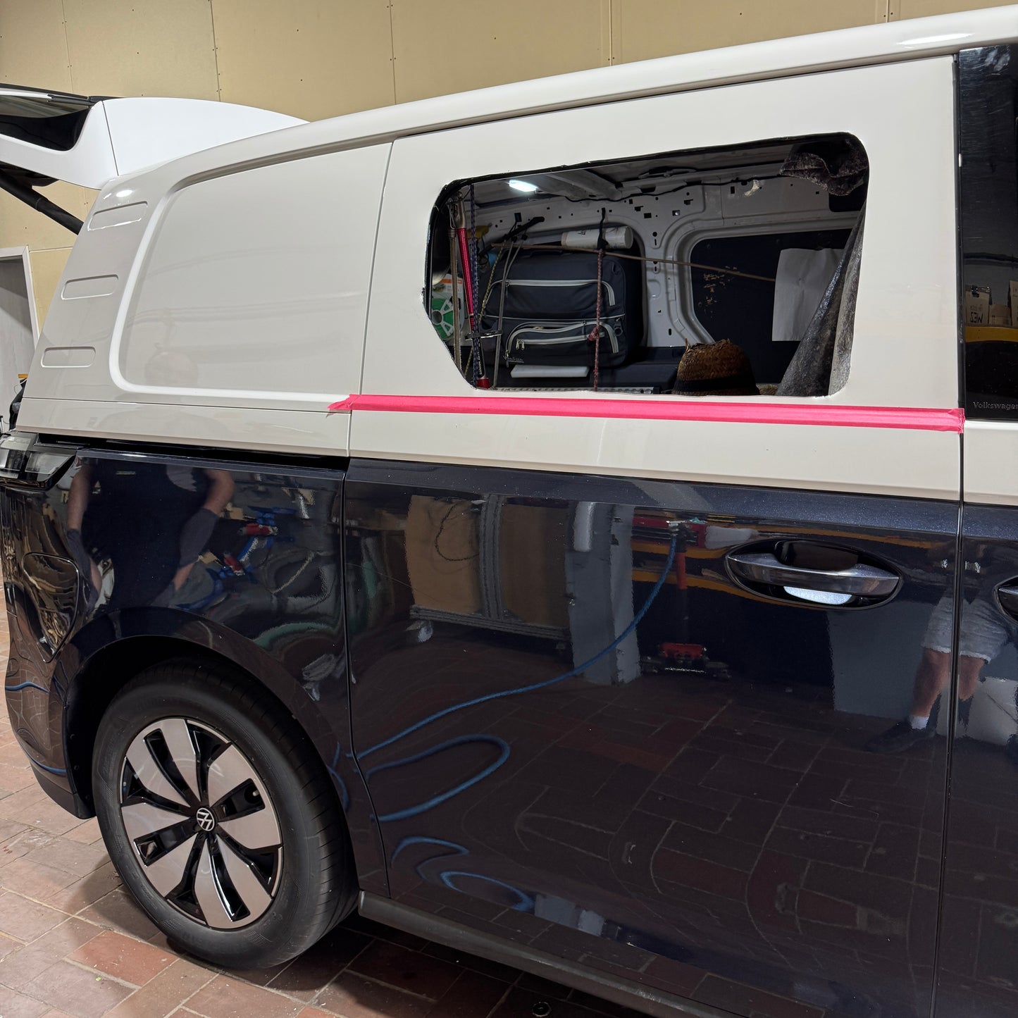 VR Seitenscheibe für Volkswagen ID Buzz Cargo ab 2022 nur Schiebetür