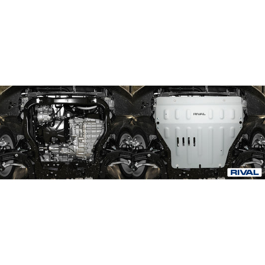 Motor und Getriebe Unterfahrschutz Volkswagen T5-T6 / Benzin; 2 l. / Dieselkraftstoff