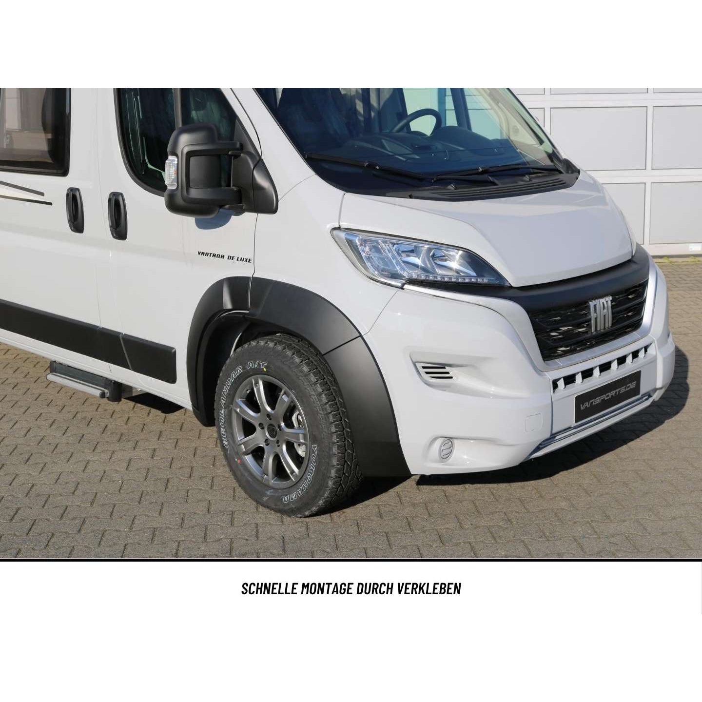 Kotflügel-Aufsatzteile für Vorderachse für Fiat Ducato | Peugot Boxer | Citroen Jumper (Typ: 250) bis Facelift 2024