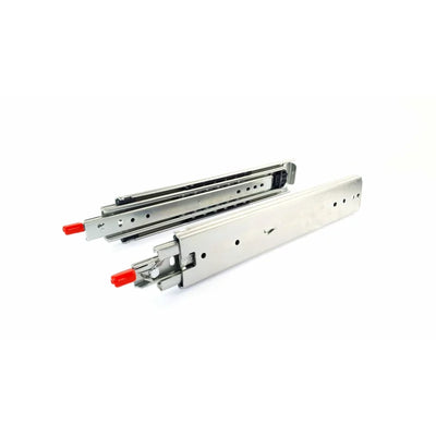 Heavy duty slides with locking mechanism up to 225kg