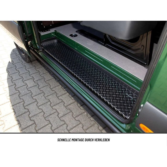 EINSTIEGSLEISTEN-SET ALU STAR BLACK FÜR SPRINTER 907/910