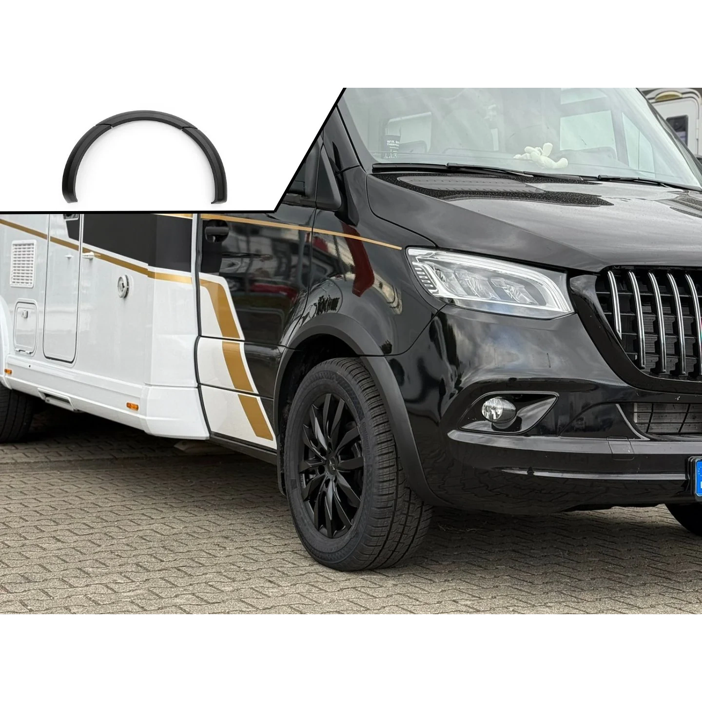 KOTFLÜGELVERBREITERUNG FÜR SPRINTER 907 UND 910, FÜR TEILINTEGRIERTE FAHRZEUGE