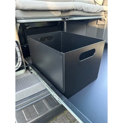 Aluminium Eurobox 40x30 + Bambus Deckel