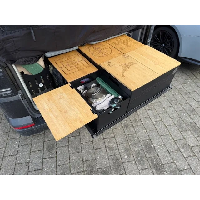 Aluminium Eurobox mit Tischfunktion
