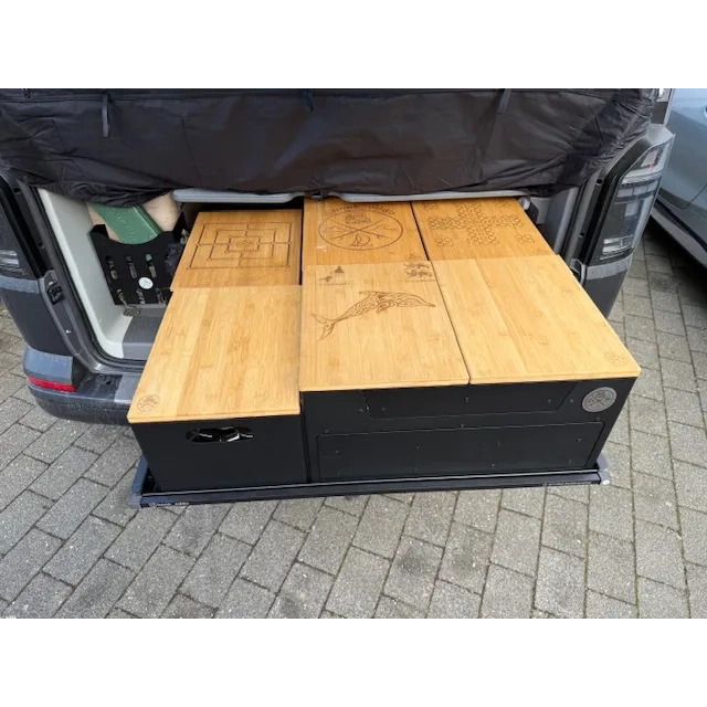 Aluminium Eurobox mit Tischfunktion