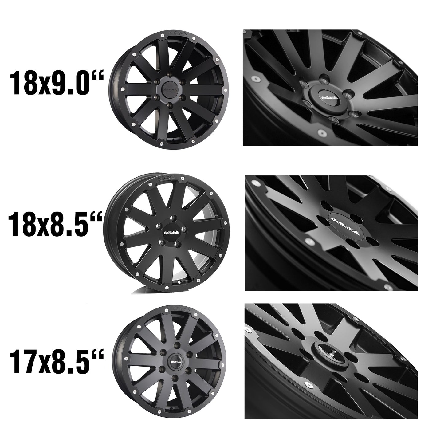 Alurad Hanma Schwarz Matt für Sprinter (910) vollintegriert