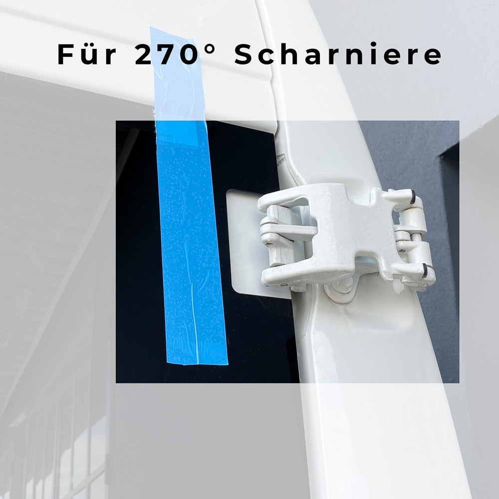 Hecktürscheiben Set für Fiat Ducato ab 2006 270° Scharnier Hecktüren *L1-L5*