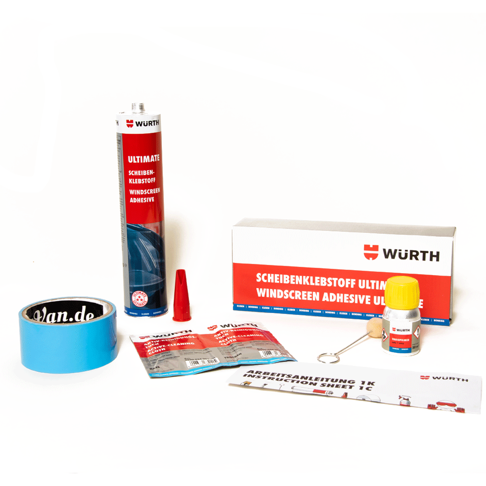 Bundle 6 tlg. Set zum Einbau einer nachrüstbaren Seitenscheibe