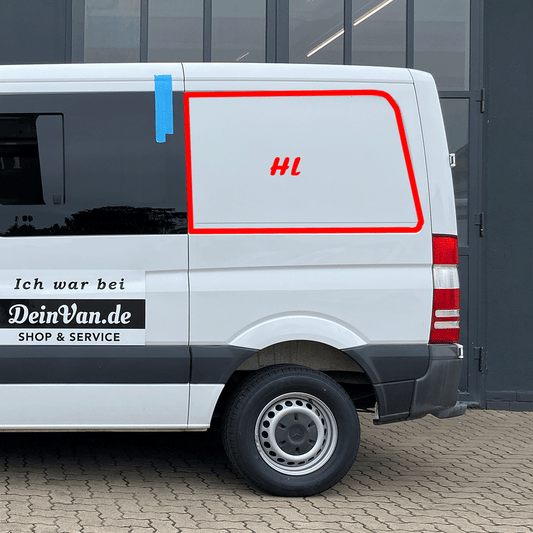 HL Seitenscheibe für Mercedes Sprinter W906 bis 2017 nur feste Seitenwand -L1-