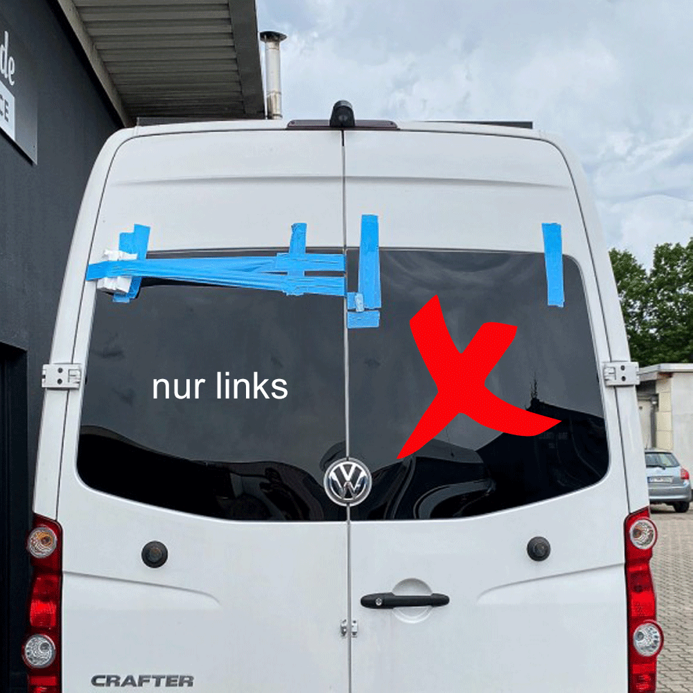 Hecktürscheibe links für VW Crafter bis 2017 *L1-L4*