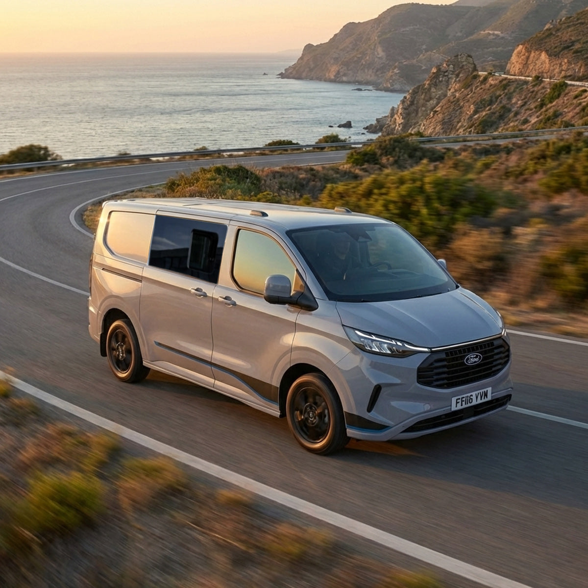 VR Schiebefenster für Ford Transit Custom ab 2025 - kurze und lange Version