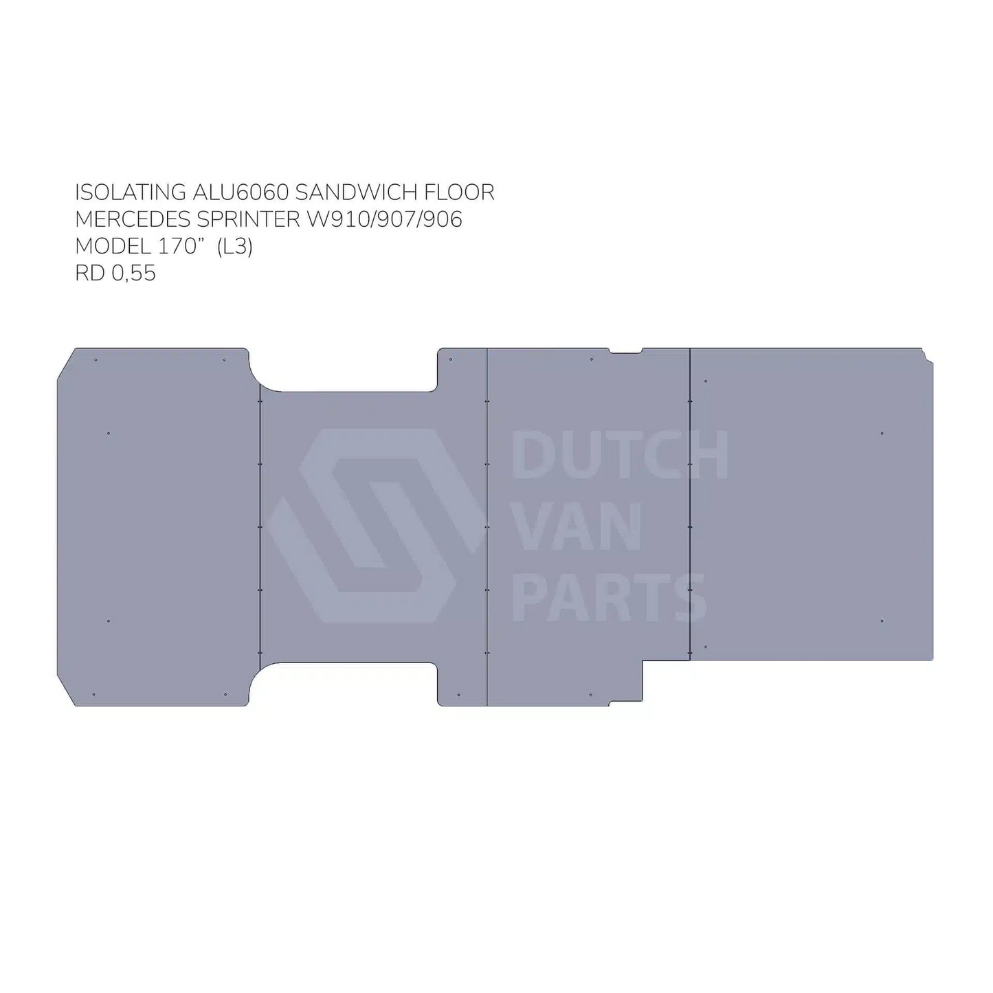 Aluminium-Isolierter Sandwichboden