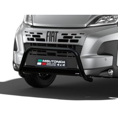 Schwarz/Edelstahl Frontbügel Ducato 2024+ SWB MWB LWB