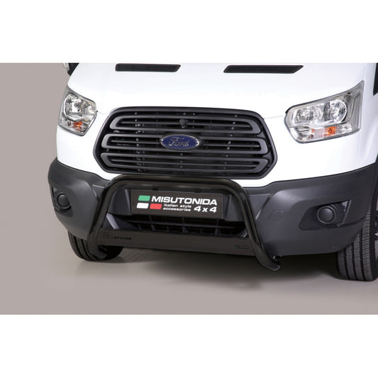 Schwarz/Edelstahl Frontbügel Transit 2014-