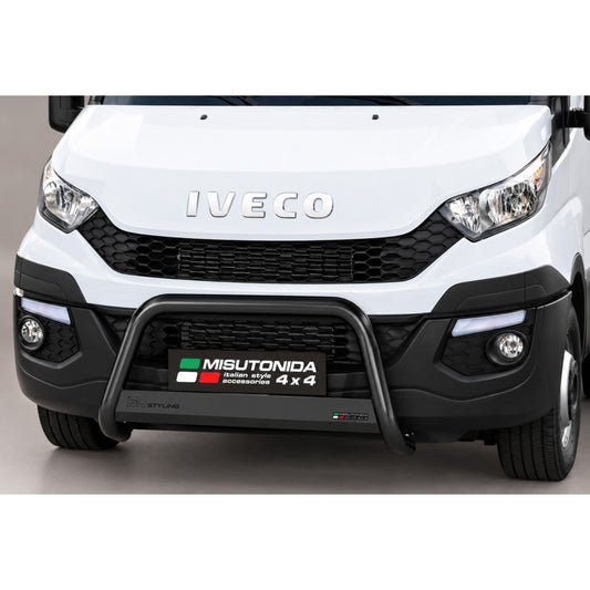 Black/Stainless Steel Front Bumper Daily 2014-2018