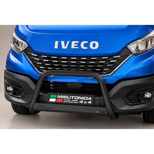 Black/Stainless Steel Front Bumper Daily 2019-2023