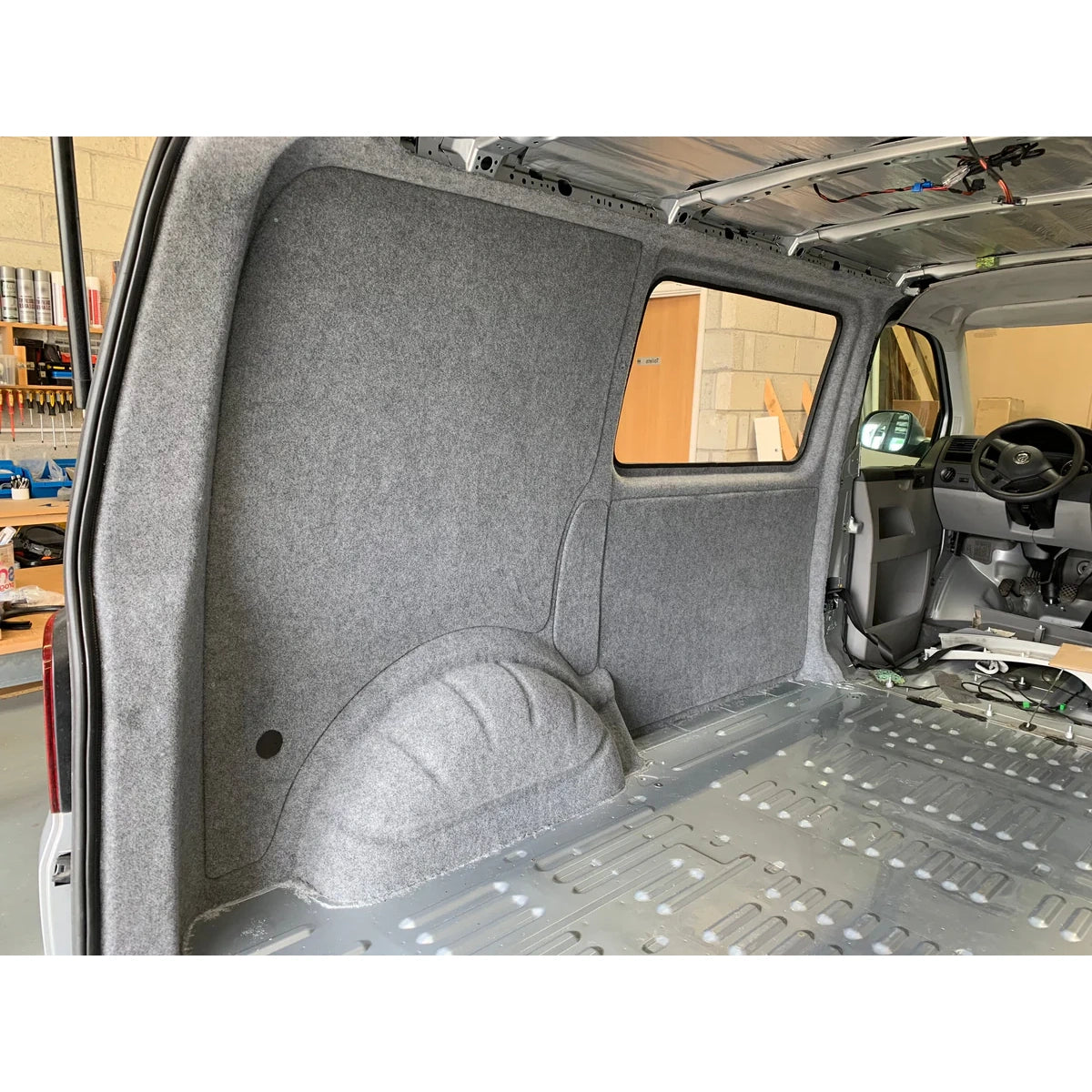 Carpet Filz für Camper mit Sprühkleber – 4-Wege-Stretch für den Innenausbau