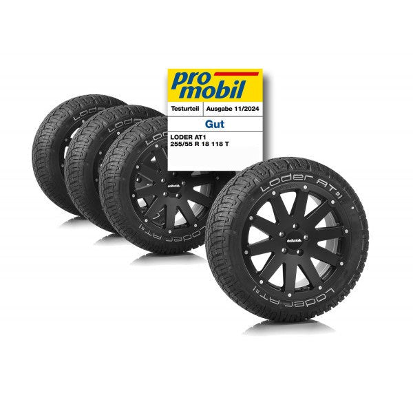 Komplettradsatz Hanma 18x8.5 | Loder AT1 255/55R18