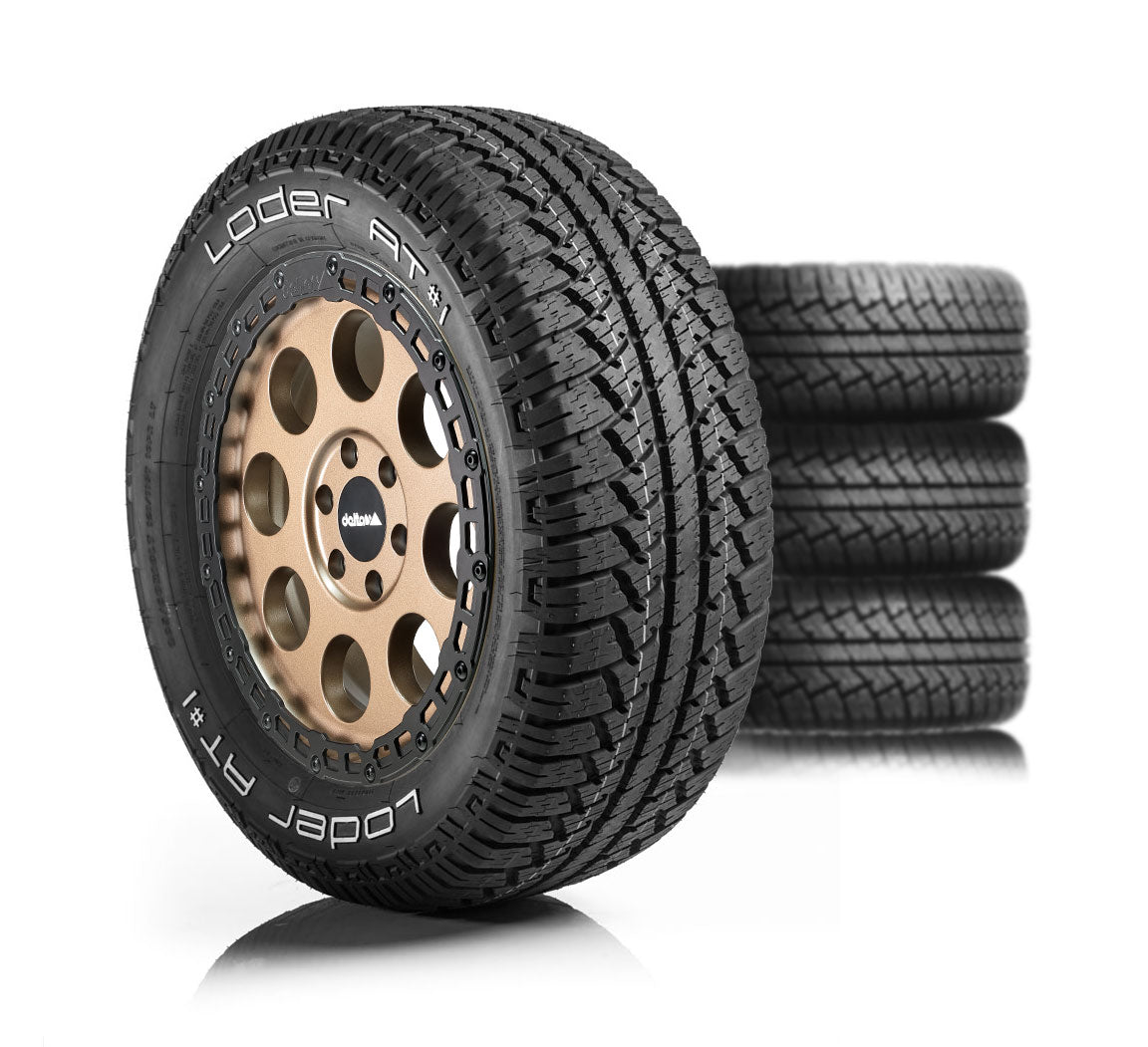 Komplettradsatz Klassik_B Rugged Sahara Bronze 18x8.5 | Loder AT#1 265/60R18 Sprinter (ab 2018)