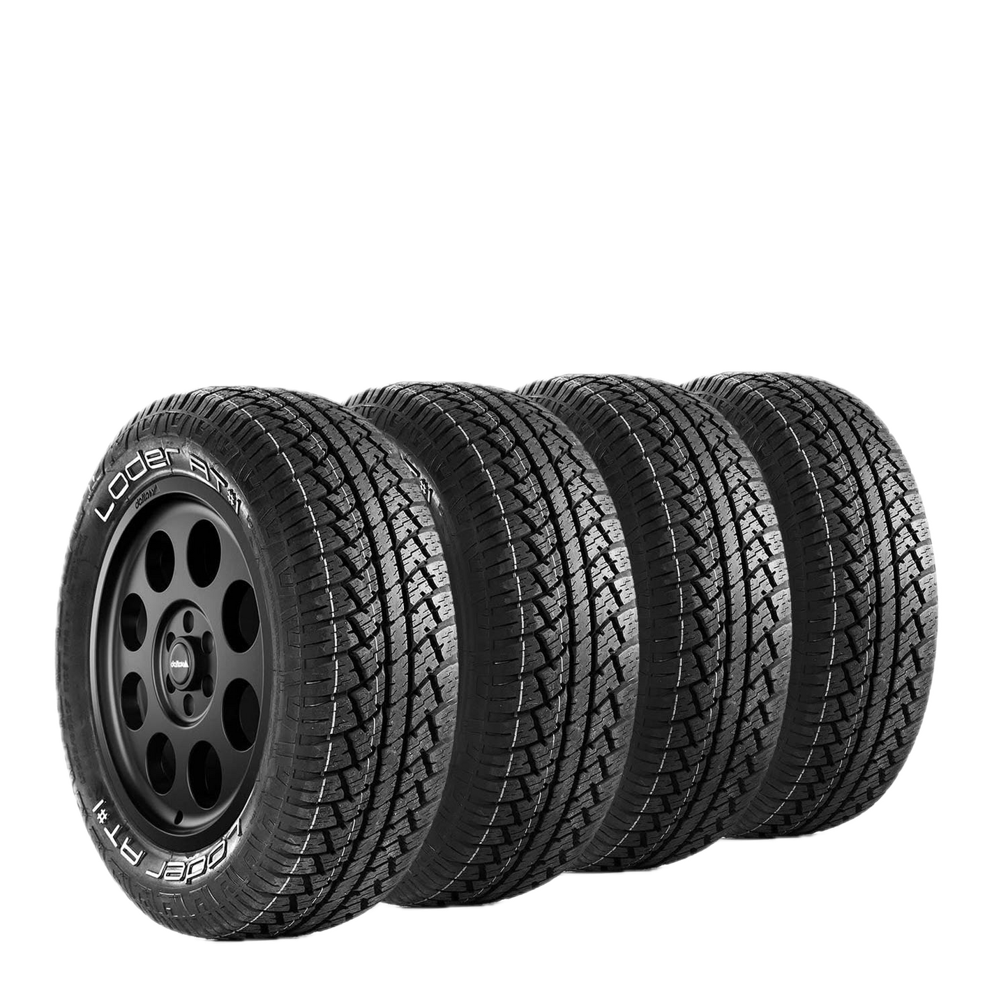 Komplettradsatz Klassik 17" mit Lodertire AT#1