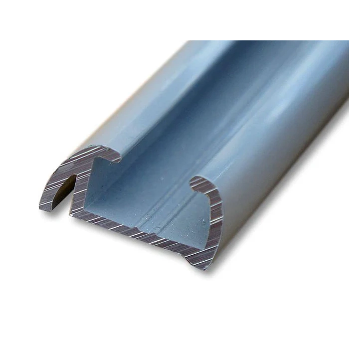 Universelles Verdunkelungsvorhang-Set – 110 cm gerade graue Schiene (erhältlich in 5 Vorhanghöhen)