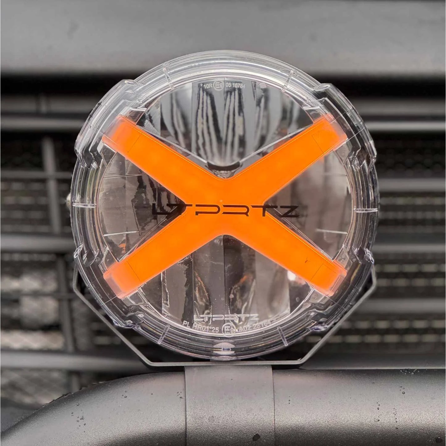 Abdeckung Logo clear X-Type 7"