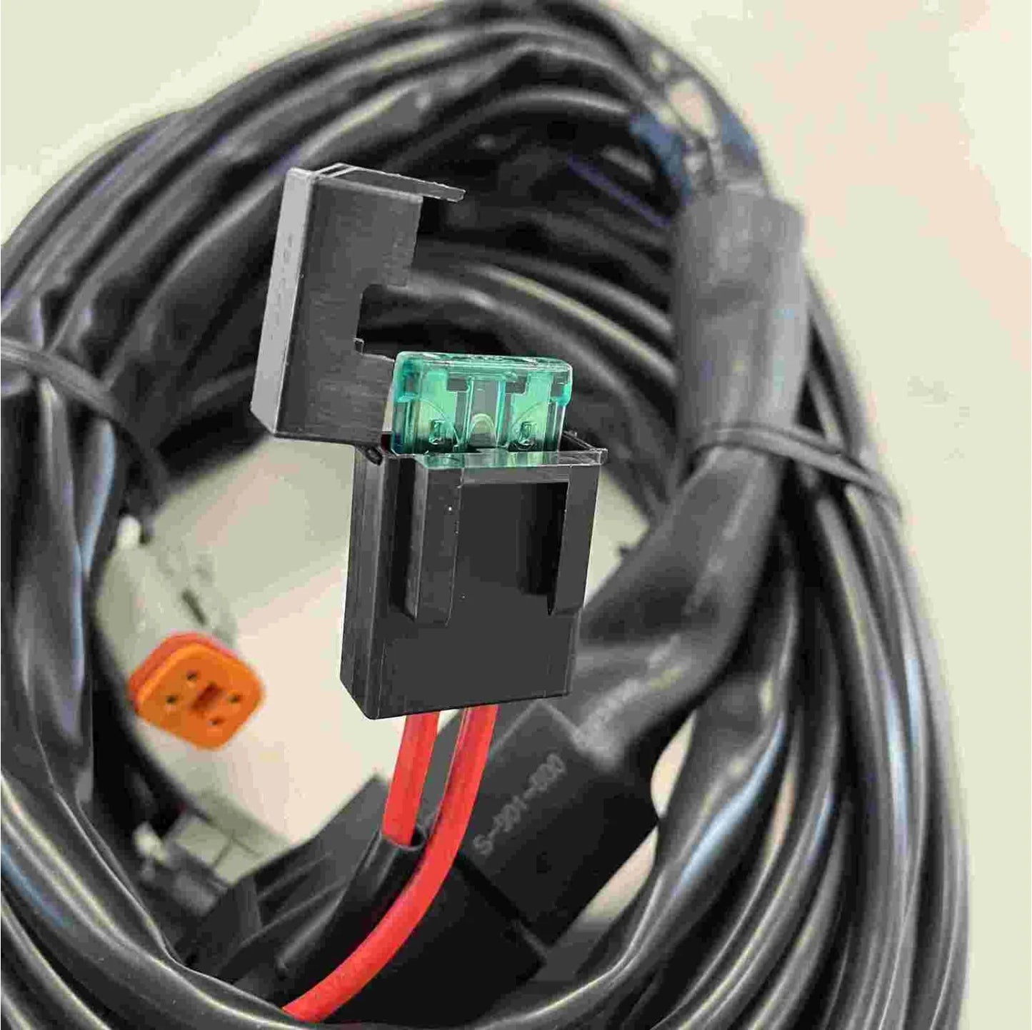 Spar-Set: 2x TRX 3.0 7 Zoll AMBER Fernscheinwerfer Lightbar + Kabelsatz (4-Pin)