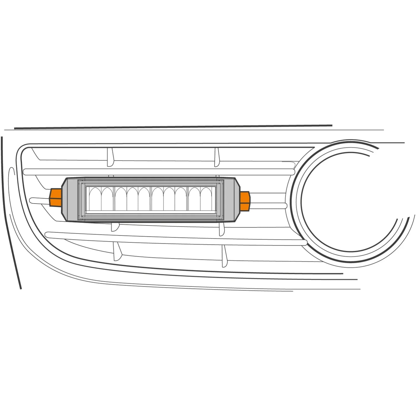 VW Crafter 2. Gen / Grand California - Kühlergrill Integrationskit für TRX Standard