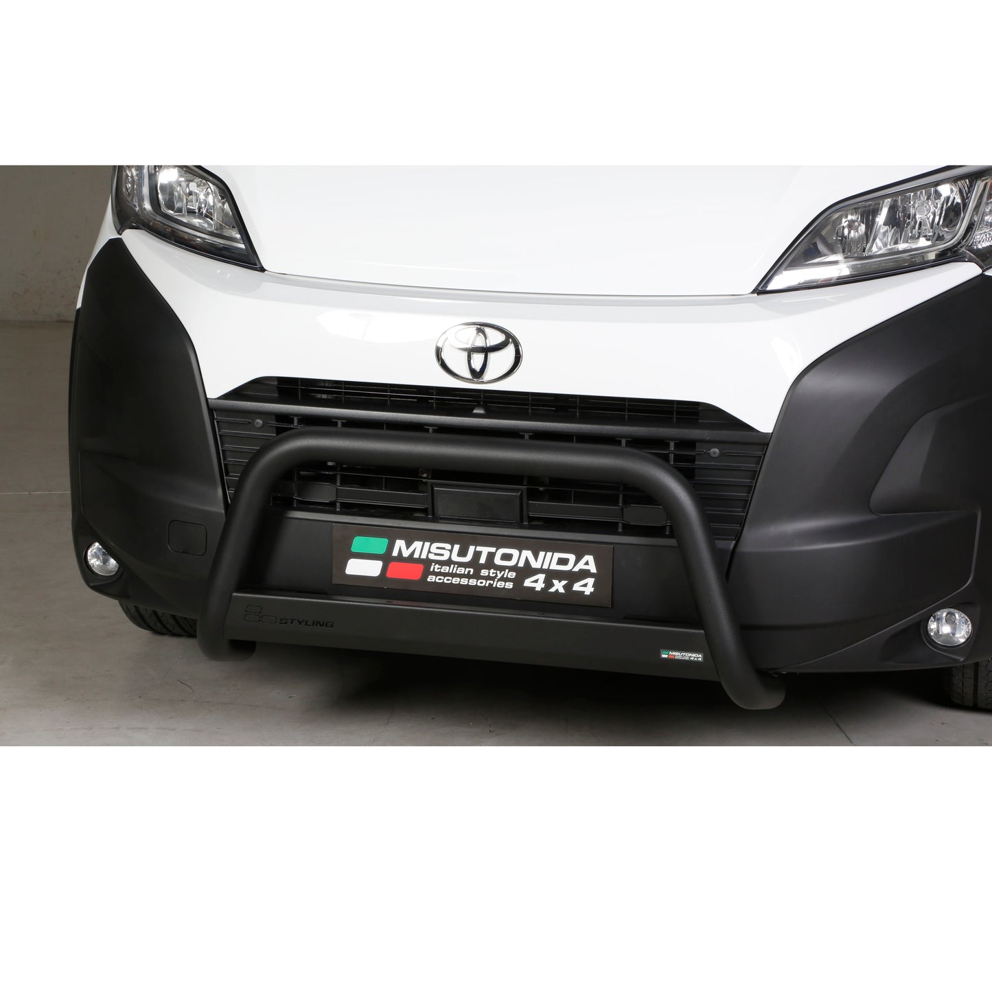 Schwarz/Edelstahl Frontbügel Proace Max 2024