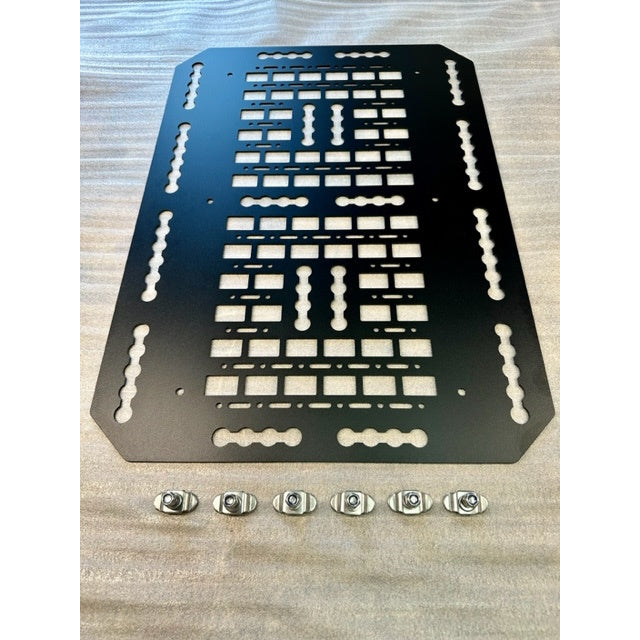 Multifunktionales Molleboard für Airlineschienen und Thule Fahrradträger Inkl- VA Schrauben