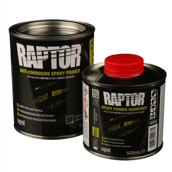 Raptor Anti-Corrosive Epoxy Primer + Härter Set