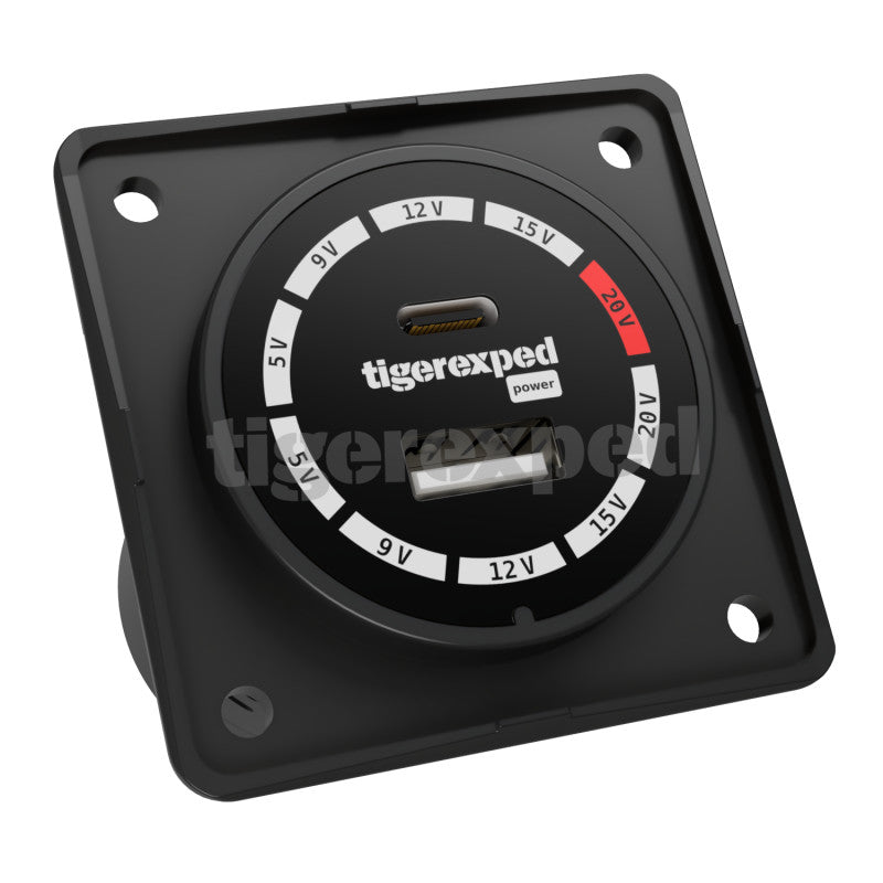 USB-C / USB-A Buck-Boost Ladegerät 100W "convertiger 100" (für Berker)