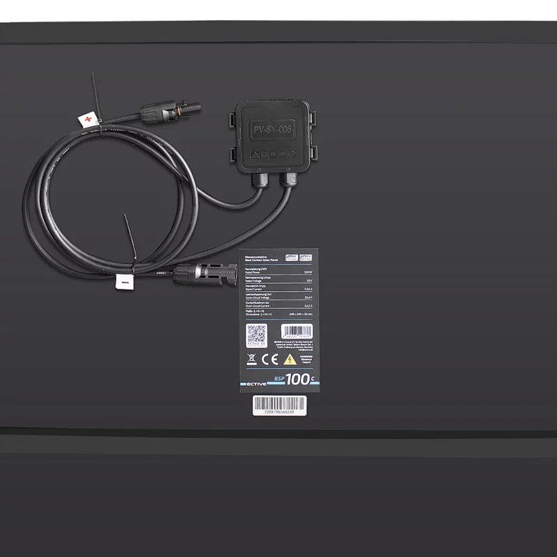 ECTIVE BSP 100C Black Lightweight Monokristallin Solarmodul 100W