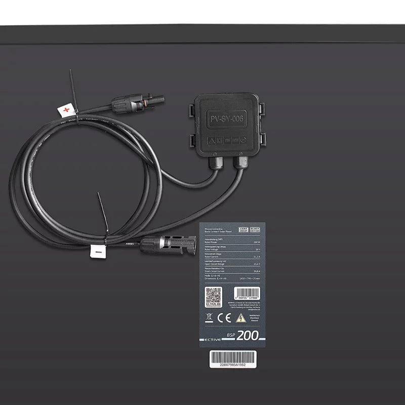 ECTIVE BSP 200 Black Lightweight Monokristallin Solarmodul 200W