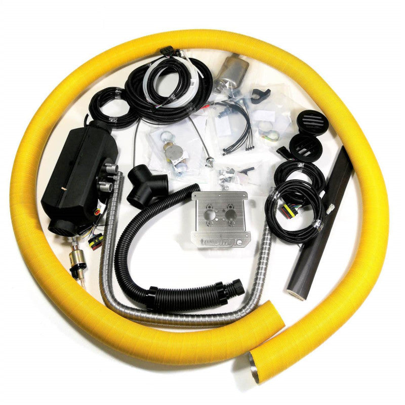 99% Camper-Kit - Heizungs-Komplettset mit 2kW Leistung (Gerade Ausführung)