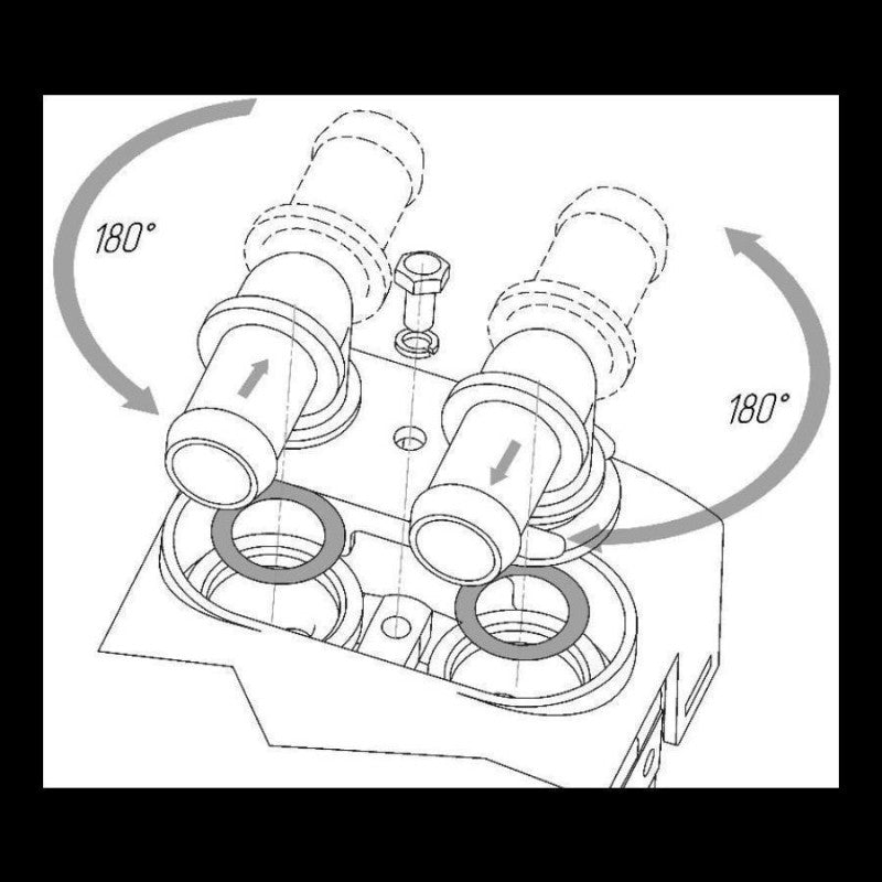 Autoterm Flow 5D (ehem. Binar 5s) Diesel-Wasserstandheizung 5kW inkl. Einbaukit, 12 o. 24V, Bedienteil wählbar