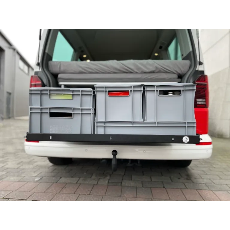 Heckauszug VW California Beach + Multivan T5 T6 T6.1 1000mm 3er Sitzbank / Multiflexboard