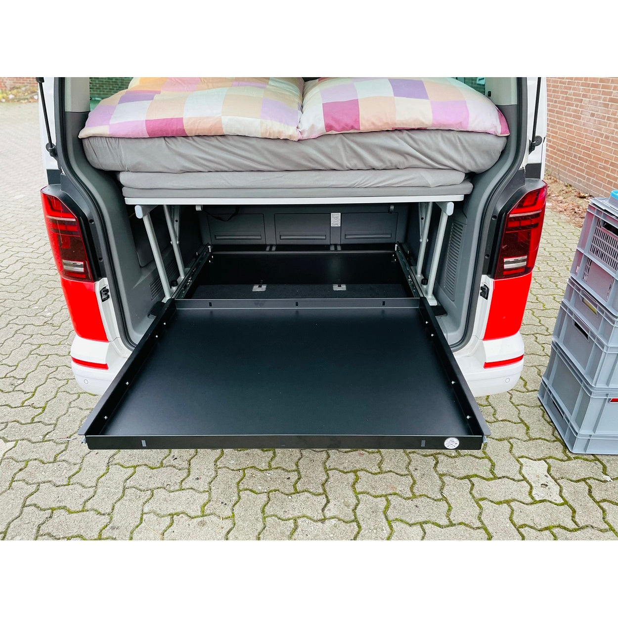 Heckauszug VW California Beach + Multivan T5 T6 T6-1 800mm 3er Sitzbank / Multiflexboard