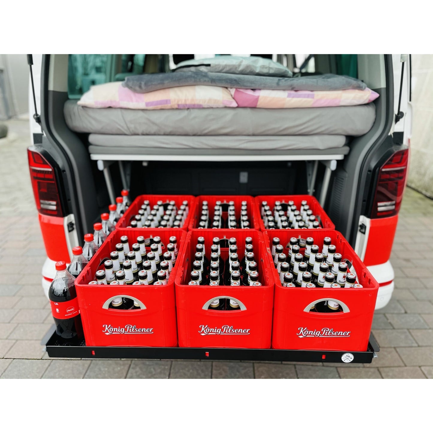 Heckauszug VW California Beach + Multivan T5 T6 T6-1 800mm 3er Sitzbank / Multiflexboard