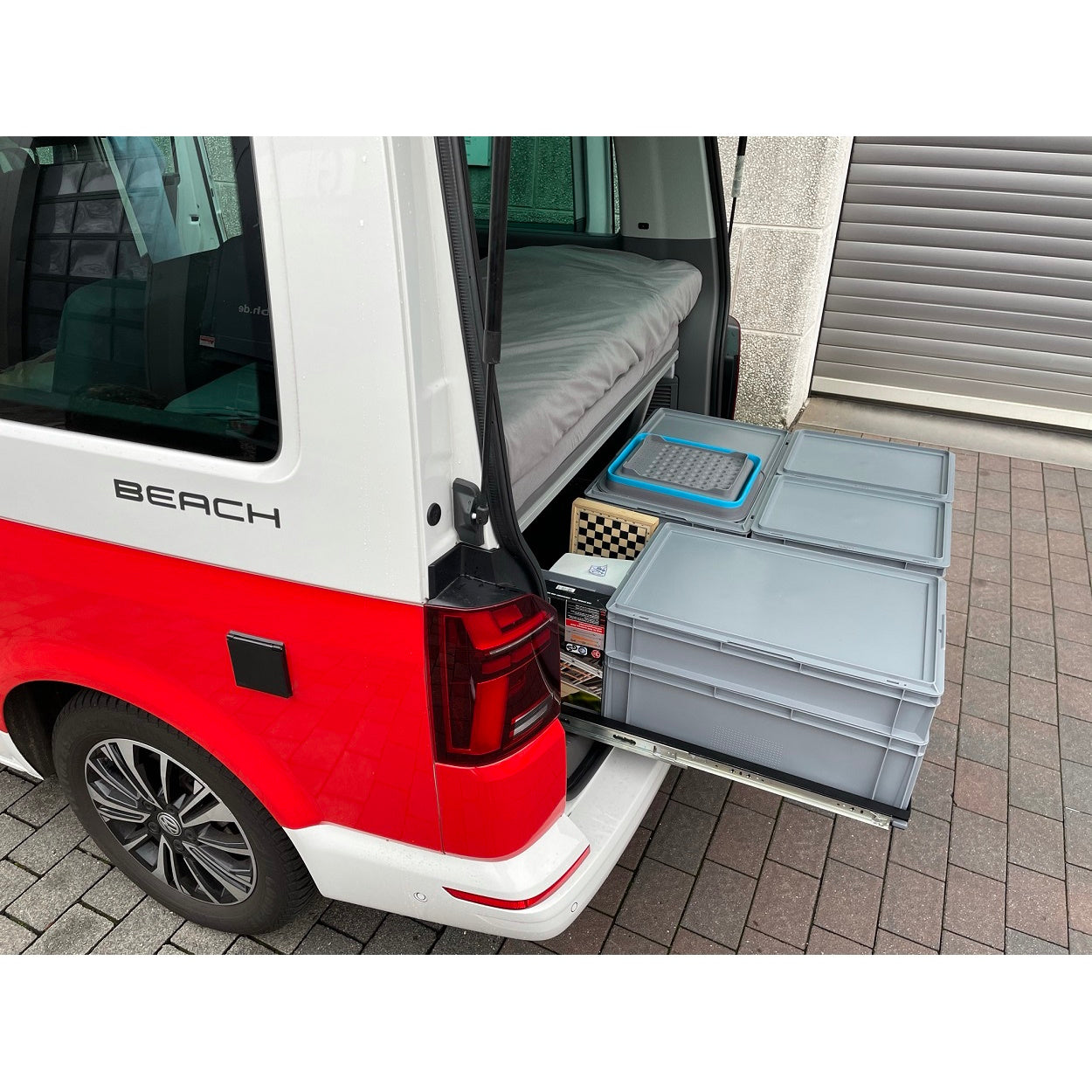 Heckauszug VW California Beach + Multivan T5 T6 T6-1 800mm 3er Sitzbank / Multiflexboard