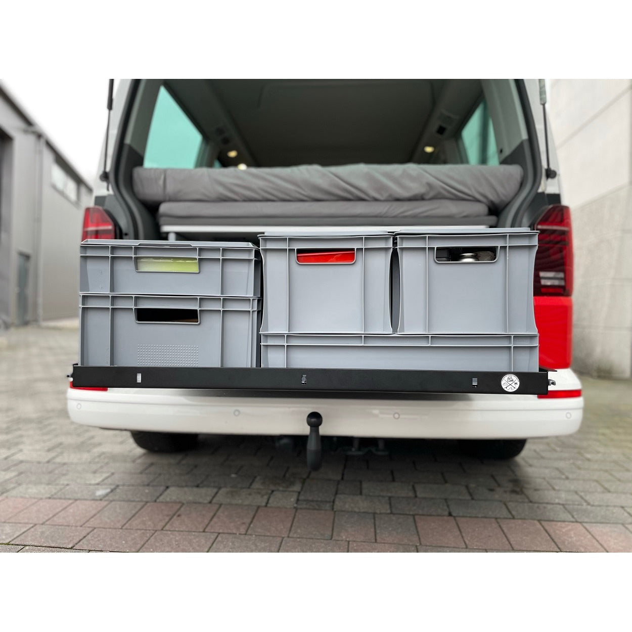 Heckauszug VW California Beach + Multivan T5 T6 T6-1 800mm 3er Sitzbank / Multiflexboard