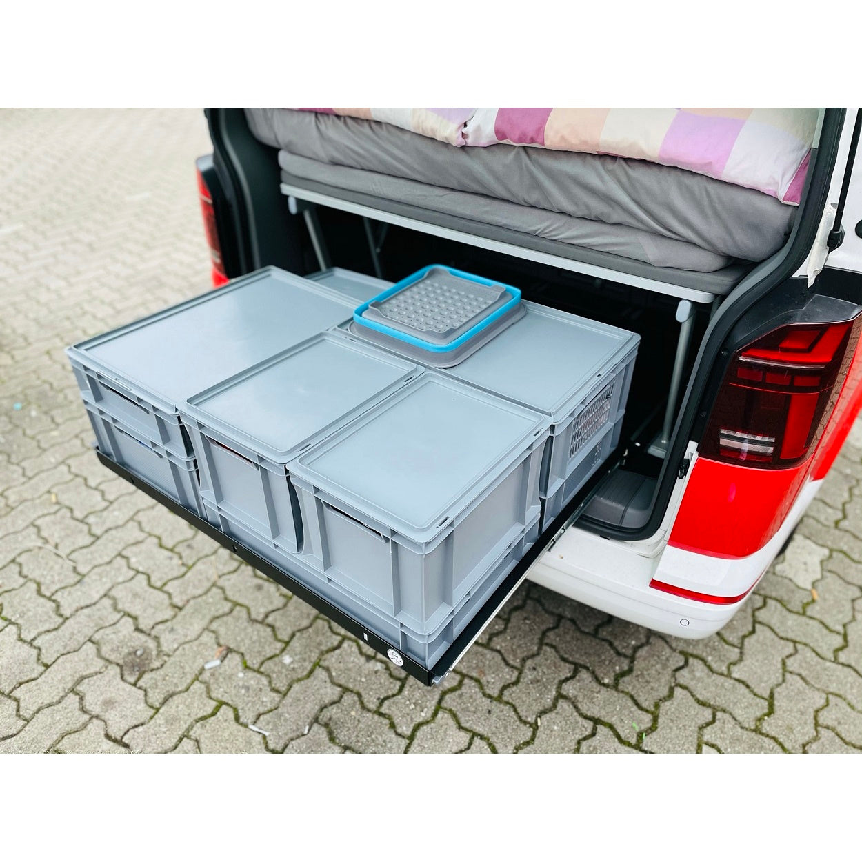Heckauszug VW California Beach + Multivan T5 T6 T6-1 800mm 3er Sitzbank / Multiflexboard