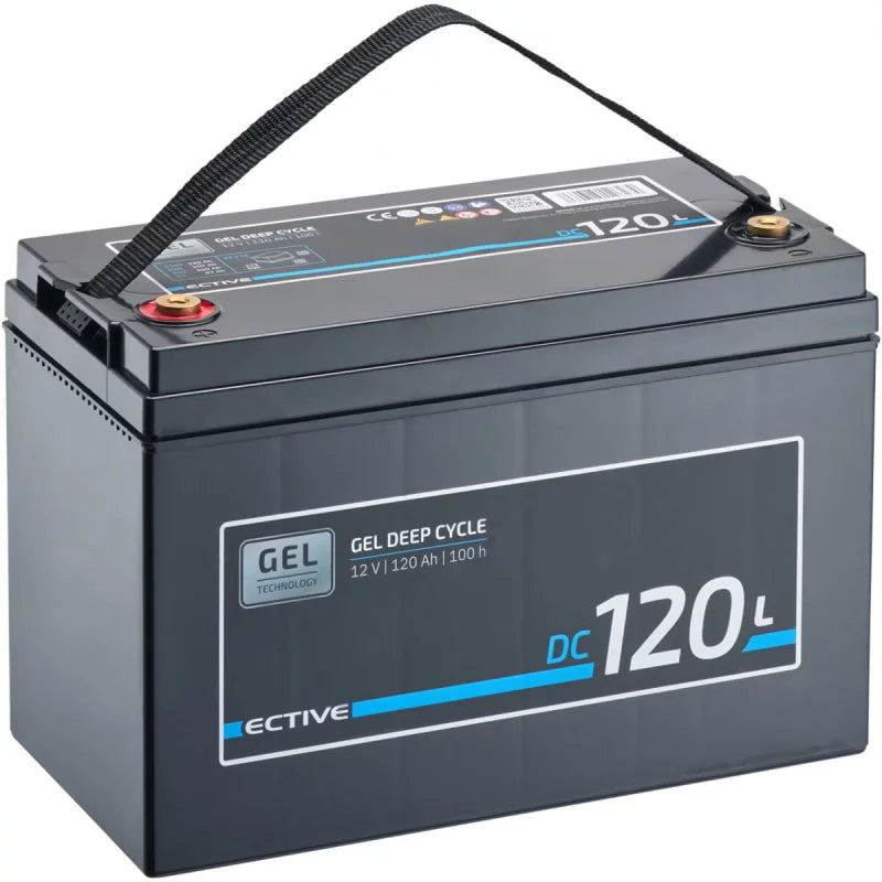 ECTIVE DC 120L Gel Deep Cycle 120Ah Versorgungsbatterie