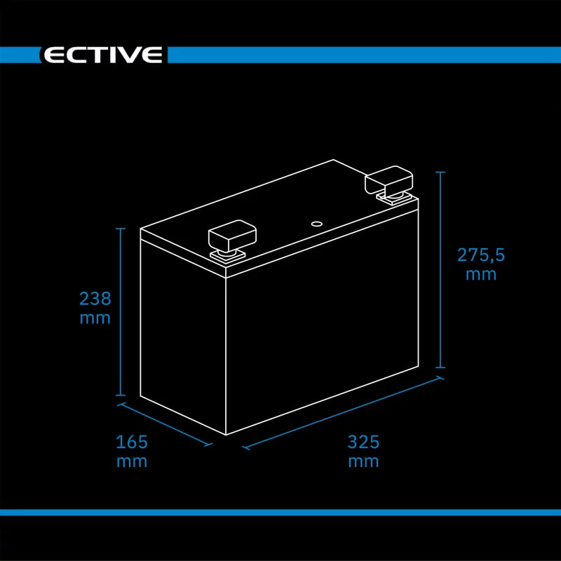 ECTIVE NaC 120 BT 12 V Natrium Moverbatterie 120 Ah