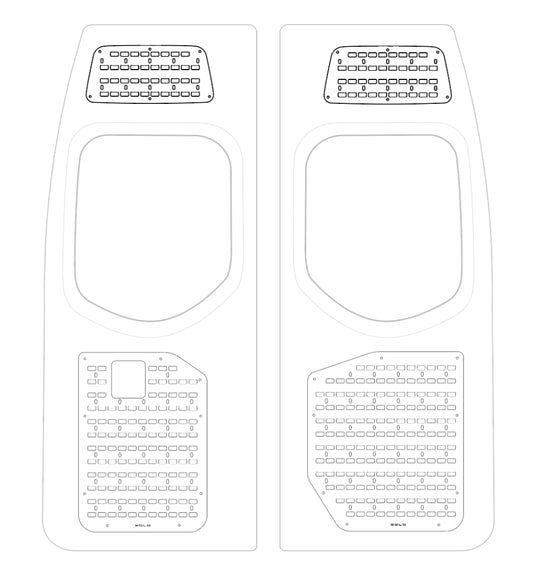 Aufbewahrungsplatten (MOLLE)