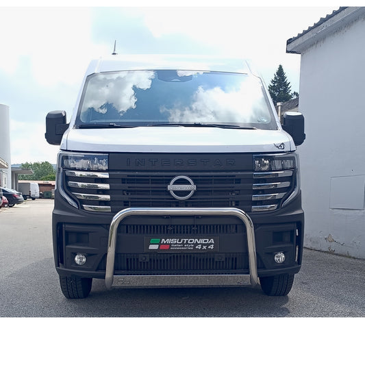 Schwarz/Edelstahl Frontbügel Neu Nissan Interstar